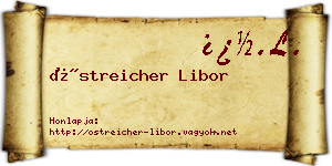Östreicher Libor névjegykártya